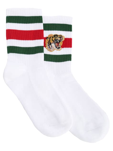 gucci tiger socks|gucci stretch cotton socks.